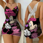 Back Butterfly Hollow out Design Women's Nightwear Romantic Female Suspender Sleeping Dress Summer Comfortable Pajama for Women