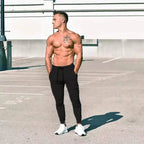 Muscle Fitness Brothers New Summer Trend Casual Sports Pants Outdoor Running Breathable Lightweight Small Foot Pants