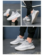Mesh Breathable Coconut Shoes New Men's Shoes Summer 2025 Versatile Trend Casual Flying Shoes Student Sports Men's Shoes