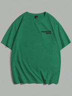 Confident And Unruly Attitude Determines Direction Men T Shirt Cotton Shirt Street Loose T-Shirts Summer Breathable Short Sleeve