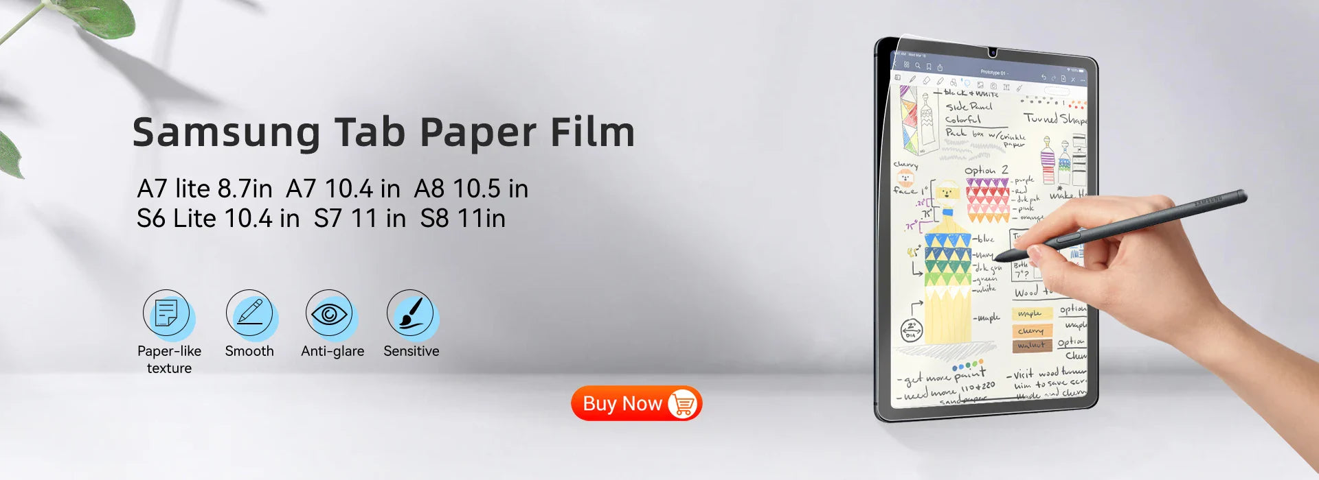 Case For Samsung Galaxy Tab S7/S8/S9 11 in for S6 Lite 10.4 S7 FE S8 S9 S10 Plus 12.4 S8 S9 With Pen Tray Tablet Cover