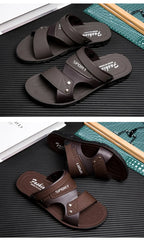 Fashion Sandals Men Summer Slip On Casual Slippers Outdoor Beach Shoes Male Classic Men's Sandals Slippers