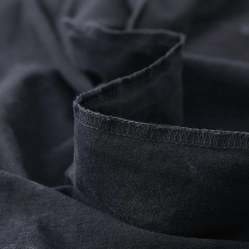 Men Oversized Printed Tshirts Bocchi Club Music Band Anime Bocchi The Rock Cotton Tops Creative Crew Neck Tees Washed TShirt