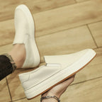 High Quality Brand Men's Genuine Leather Shoes Soft Soles Comfortable Loafers Non Slip Outdoor Men's Flat Shoes Free Delivery