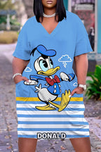 Disney Dresses Plus Size Xxxl Elegant Dresses for Women for Party Woman Elegant Dress 5xl Large Size Women's Clothing Chic 2022