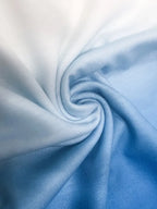 Faith Letter Print Dress, Casual Gradient Crew Neck Short Sleeve Dress, Women's Clothing