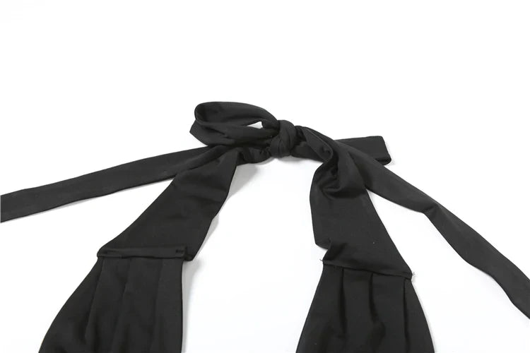 Weird Puss Tight Bandage Dress Women Backless Deep V-Neck Sexy Halter Summer Midnight Hottie Sexy Clubwear Trend Hipster Bodycon