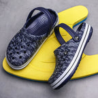 Hot Sale Large Size Men's Vacation Beach Sandals Leisure Garden Multifunctional Shoes　Indoor Home Slippers 39-45#