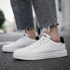 YRZL Men White Shoes Couple Casual Skateboard Shoes Comfortable Sneakers Lightweight Walking Women Tenis Shoes Plus Size 36-46
