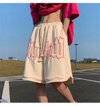 Y2k Shorts For Men 2025 Summer Letter Foam Print Loose Sweatpants Gym Oversized Basketball Shorts Pants Hip Hop Streetwear 8XL