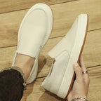 High Quality Brand Men's Genuine Leather Shoes Soft Soles Comfortable Loafers Non Slip Outdoor Men's Flat Shoes Free Delivery
