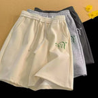 M-8XL Oversized Shorts Men's Casual Shorts Fun expressions Print Shorts Fashion Couple Basketball Short Pants