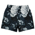 Summer New men short pant Rose Design Casual Shorts Street Hip Hop Fitness Polyester Fast Dry Breathable Embroidery Men Shorts