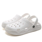 Hole shoes men's summer new outer wear bag head couple half bag heel bag head garden shoes beach women's shoes