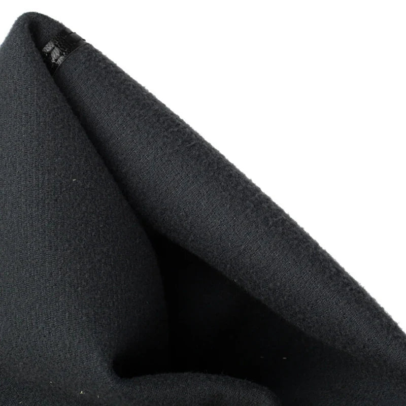 ANOVISHANA New Winter Autumn Over Knee Boots 3.5cm Square Heel Round Toe Leather Thigh High Fashion Big Size 45 46 47 48 US17