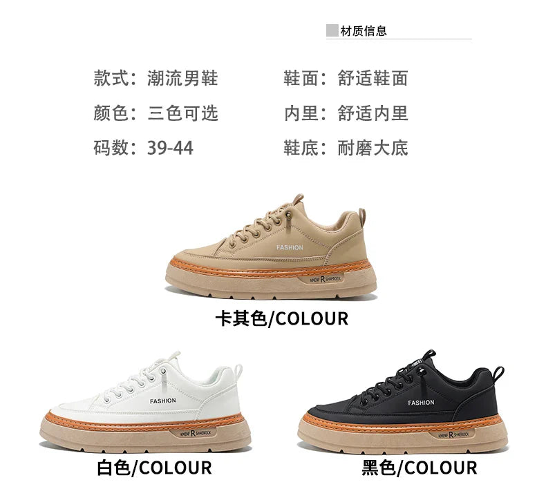 Couple Men's Casual Sneakers Trendy Shoes Men's Shoes2025Summer Breathable Season Comfortable Sneaker