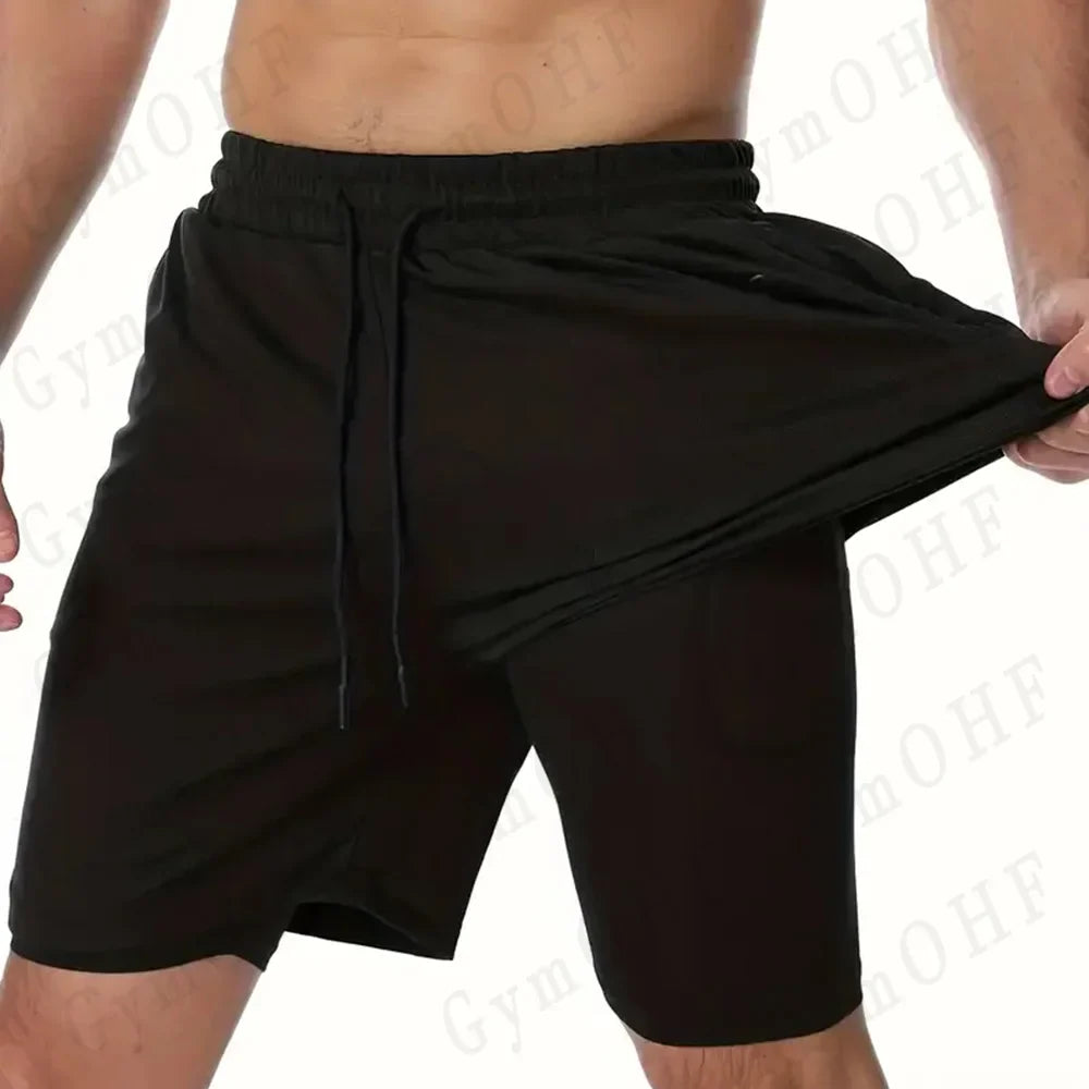 Men's sports shorts, spider print compression shorts, informal, training, running, 2-in-1, Y2K order shipped directly