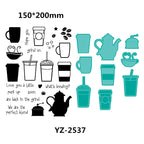 Daily Grind Autumn Bears Occasion Flowers Sunshine 2024 Newest Cutting Dies Clear Stamp Stencil for Scrapbooking Paper Making