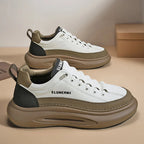 Summer New Mesh Breathable Sports Shoes for Men's Thick Sole Versatile Trendy Casual Spring Running Shoes Suitable for Outdoor