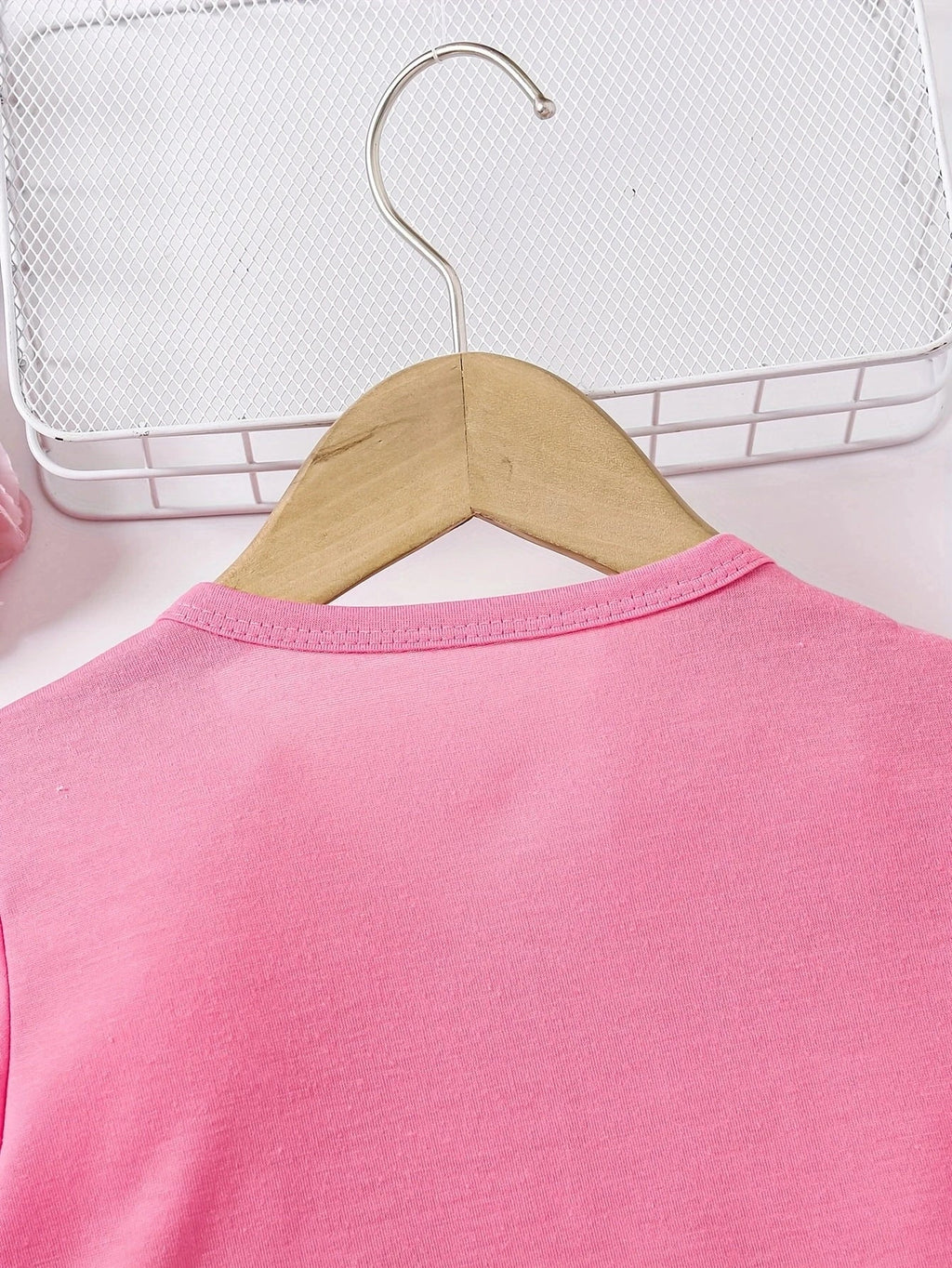 Girl's summer casual A-line dress with letter print | Machine washable, perfect for spring and summer outings