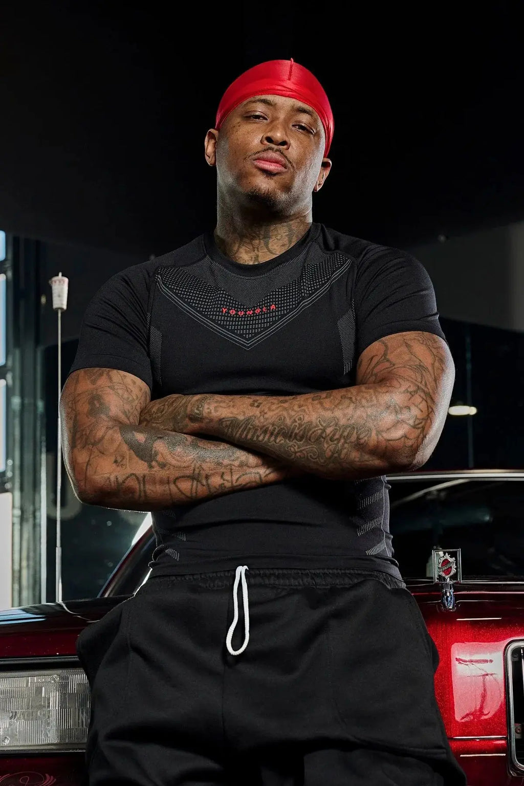 Men's T-Shirts Sports Fitness Trainer Clothe Quick Dry Breathable Stretch Tights Joggers Outdoor Casual Short Sleeves