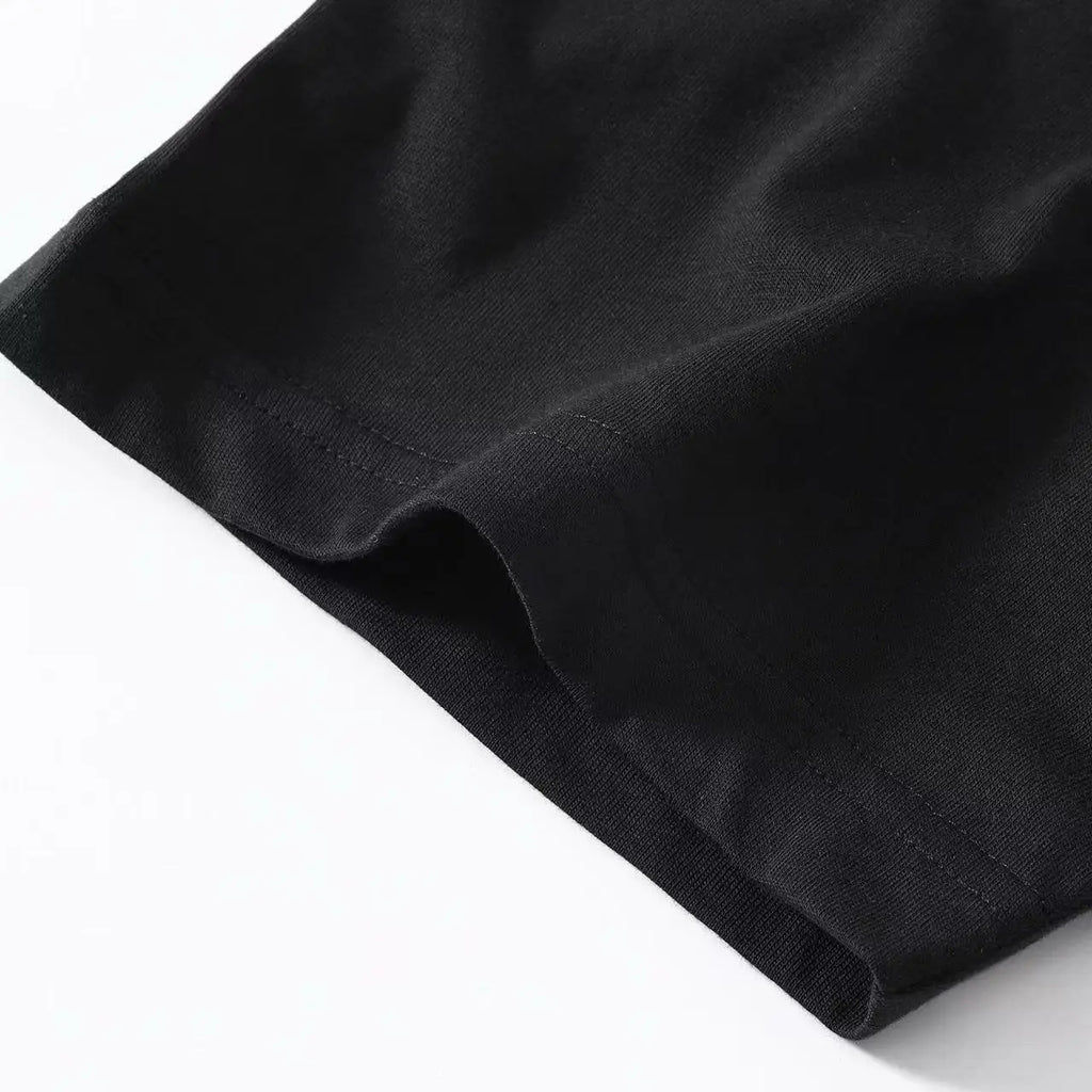 Graphic Print White T-shirts Men's Women's Casual Short Sleeve Crew Neck Cotton Tee Luxury Brand High End Unisex Fashion Tops