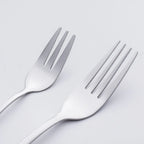 Flatware Dinner Forks Stainless Steel Fruit Forks Fine Flatware Silverware Forks for Home Restaurant Office School and More