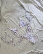 Micro Bikini Push Up Women Swimsuits 2024 Sexy Female Swimwear Brazilian Bikini Set Thong Biquini Swim Suits Print Beachwear