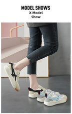 Women's Spring 2025 New Casual Sports Shoes Women Sneakers Round Toe High Quality Shoes Ladies Platform Shoes