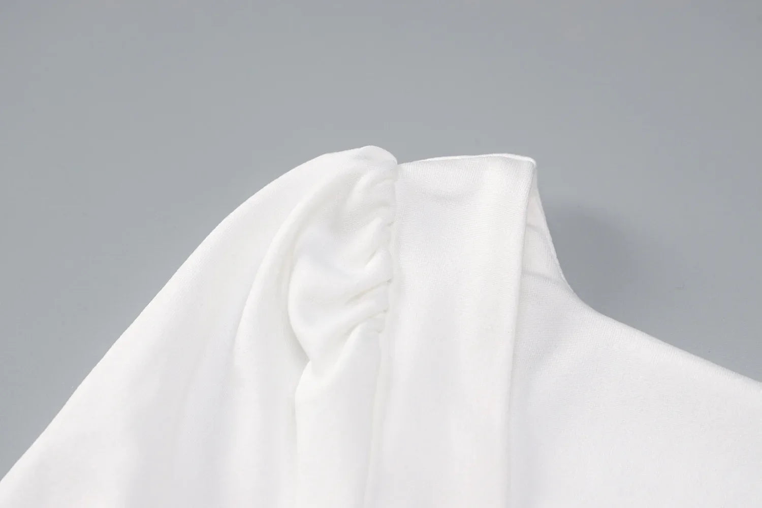 Elegant Square Collar Long Sleeves Folds Slim Bodycon Dress Women Solid Color Skinny Mini Dress Sexy Club Party Vestidos