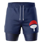 Deku My Hero Academia 2-in-1 Performance Shorts Shorts Cartoon Sports Fitness Shorts Anime Casual 3D Printing