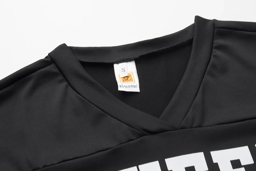 European and American CloThing Summer 07 LeTTer PrinTed Mid-lengTh T-shirT V Skin-friendly Milk Silk Collar Pullover ShorT-sl...