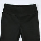 Casual Sexy Basic Solid Flare Pants Y2K Slim Low-Waisted Boot Cut Pants Women 2024 Autumn Spring Fashion Streetwear Lady