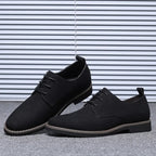 Mens Dress Shoes Legitimate Leather Shoe PU Suede Casual Men Designer Social Male Black Business Luxury Man Men's Wedding Summer