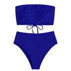 Bathing Suit Two-Piece Set Summer Swimwear Bra Briefs Bikini Set With Chest Pad Wire-Free Women Beach Suit Women Clothes
