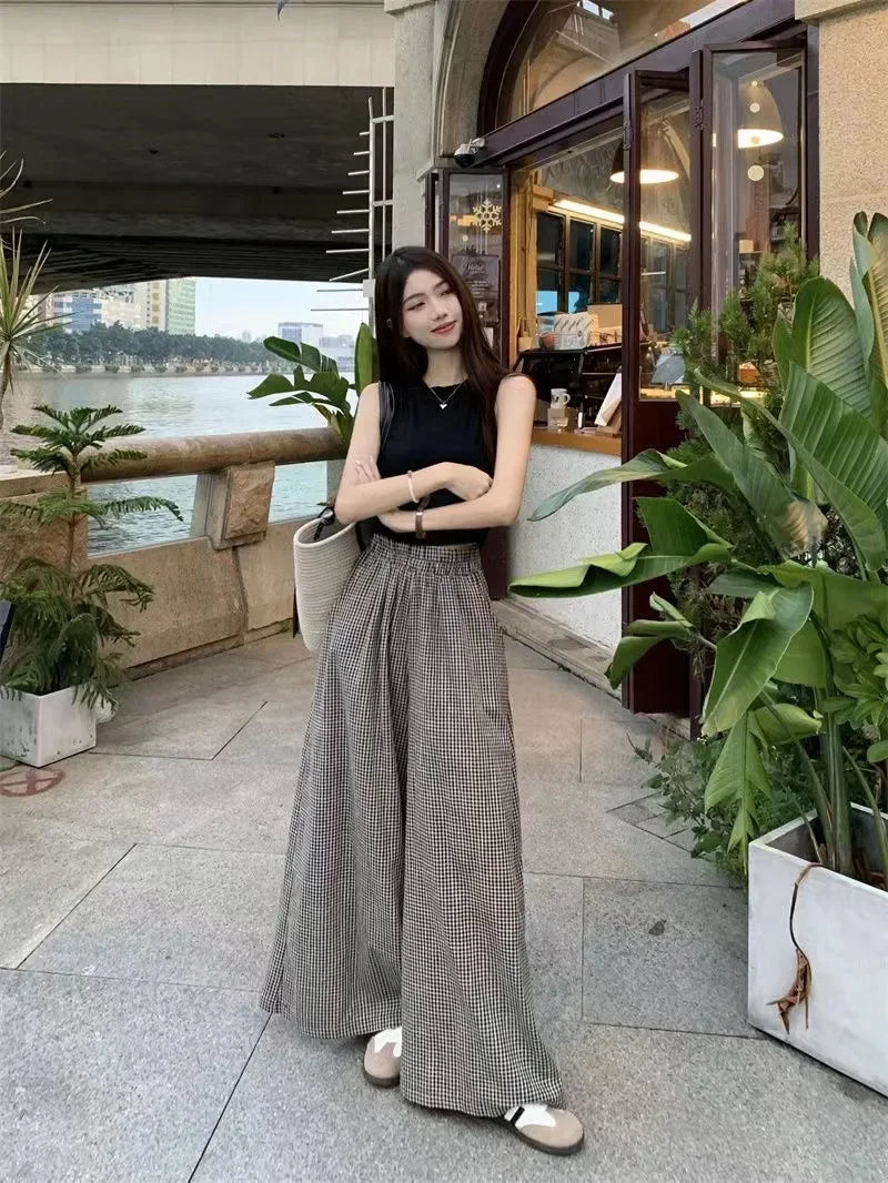 Summer Women's Fashion Slimming Cute Matching Set Conceal Meat Two-Piece Set Cool plus Size Age-Defying Chinese Brand