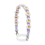 Water Bottle Handle Strap Handmade Flower 16-40oz Tumbler Silicone Safety Ring Cotton Rope Flower Durable Water Bottle Strap