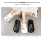 Hole shoes men's summer new outer wear bag head couple half bag heel bag head garden shoes beach women's shoes