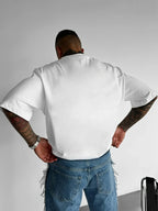 Men's Casual Fashion T-shirt Printed Cotton Boston Slogan Letter Crew Jumper Summer Daily Outdoor Sports Leisure Sports