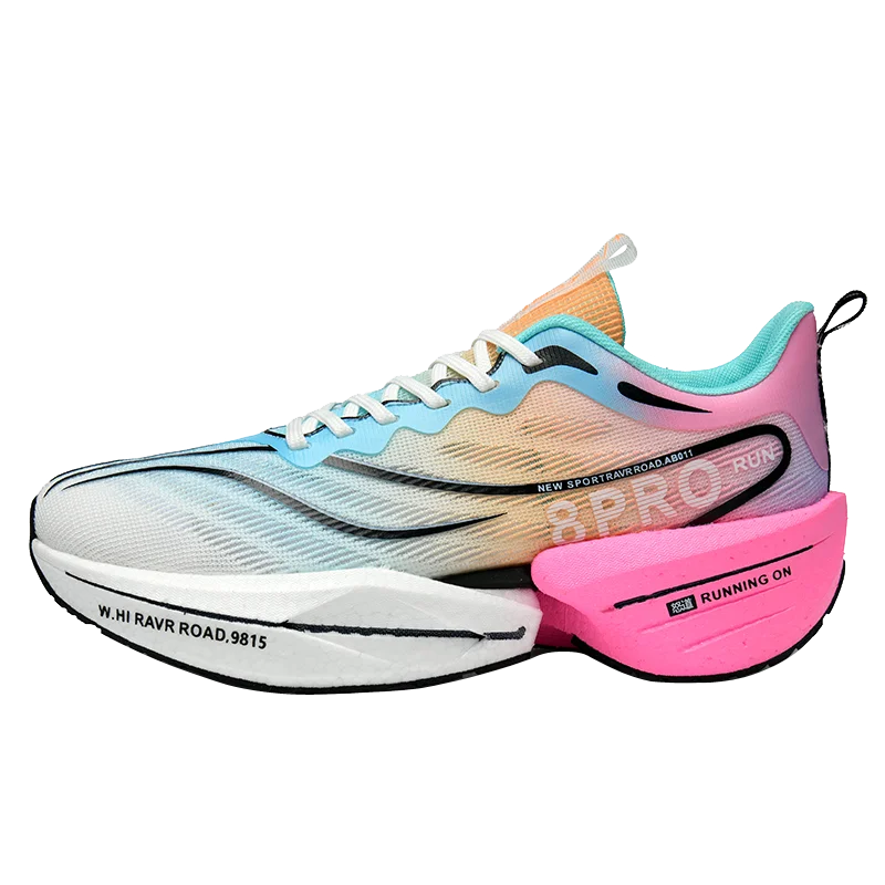 NEW Sports Running Shoes Men Marathon Breathable Comfortable Women Athletic Training Outdoor Sneakers Air Cushion Carbon Plate