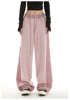 Women's Stripe Autumn/Winter Baggy Pants Vintage Sweatpants Harajuku Aesthetic Y2k Parachute Pants High Waist Trousers Clothes
