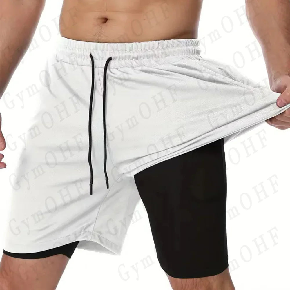 Men's sports shorts, spider print compression shorts, informal, training, running, 2-in-1, Y2K order shipped directly