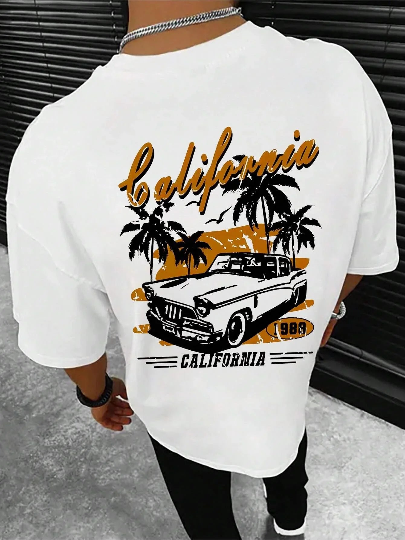 California Extreme Sports Racing Competitions T-Shirt Men Fashion Cotton Clothes Summer T-Shirts Hip Hop Oversized Casual Tops