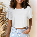 Harajuku TShirt Y2K Women's Crop Tops Casual Female White Crop Tops T-shirt Short Loose Solid Color Tee Shirt Summer Streetwear