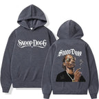 Male Fashion Y2K Long Sleeve Pullovers Sweatshirt Streetwear Vintage Snoop Dogg Graphic Hoodie Men Casual Hip Hop Style Hoodies