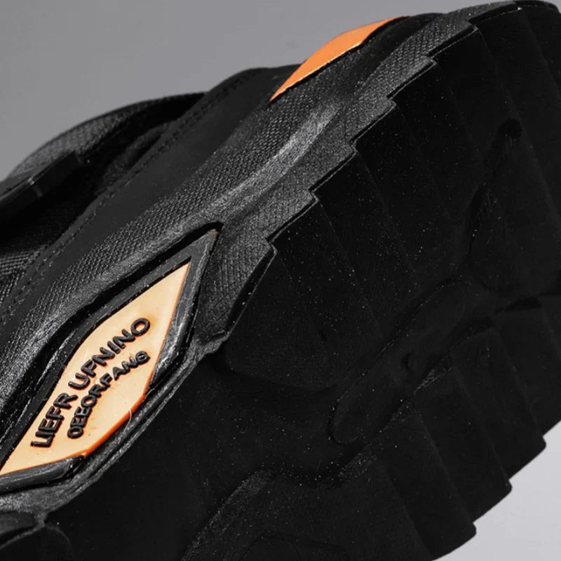 Fashion Hollow Men Sandals Summer Mens Casual Shoes Non-slip Platform Sneakers New Mesh Versatile Breathable Beach Sports Shoes