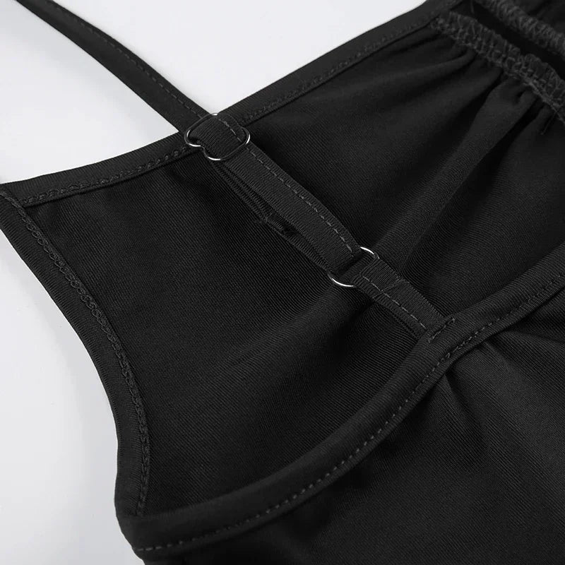 Summer Women Solid Sports Camisole Jumpsuit Sexy Backless Tight Elastic Vest Fitness Yoga Suit