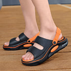 Summer Men's Outdoor Sandals Slippers Beach Comfortable Slides Soft Clogs Men Casual Water Garden Shoes Men Women Beach Sandals