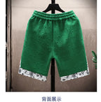 Top selling men's high-quality trendy printed shorts for spring and summer 2025, five quarter shorts, casual shorts