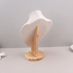 Velvet Portrait Necklace Display Pendant Organizer Jewelry Display Stand Jewelry Mannequin Bust Necklace Pendant Window Display